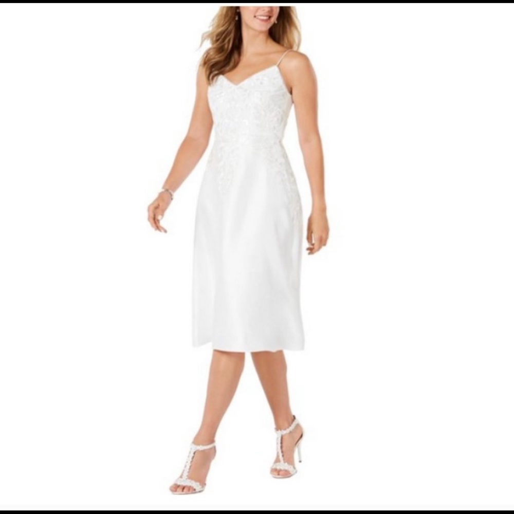 Adrianna Papell White Dress